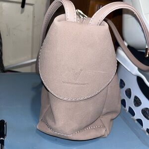 Vanessa Williams suede Backpack purse